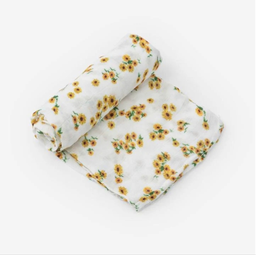 Little unicorn Sunflower Muslin Swaddle